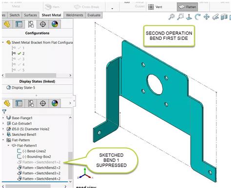 sheet metal shop practice|sheet metal command in solidworks.